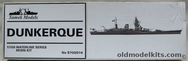 Samek Models 1/700 Dunkerque French Battlecruiser, S700-14 plastic model kit